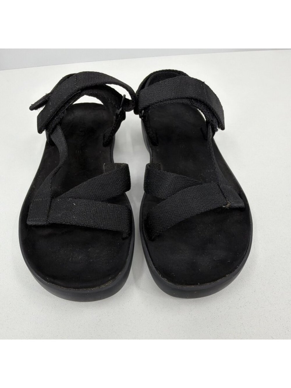 Everlane ReNew Sport Sandals in Black size 5.5 Nylon Straps